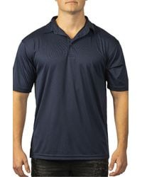 Burnside - Patterned Stretch Golf Polo Shirt - Lyst