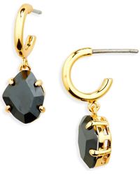 Kate Spade - Treasure Trove Cubic Zirconia Huggie Hoop Earrings - Lyst