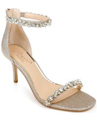 Badgley Mischka - Dustyn Metallic Sandal - Lyst