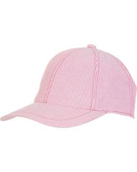 Bruno Magli - Stripe Baseball Cap - Lyst