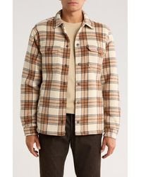 Rainforest - Edgewood Plaid Bonded Fleece & Faux Shearling Jacket - Lyst
