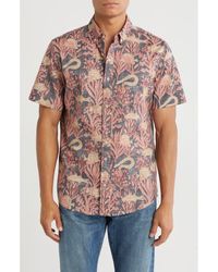 Reyn Spooner - Aloha Kai Tailored Fit Short Sleeve Button-Down Shirt - Lyst