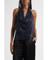 Ramy Brook - Alice Sequin Halter Top - Lyst