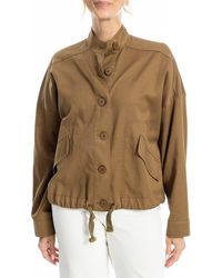 Max Studio - Cotton Piqué Jacket - Lyst