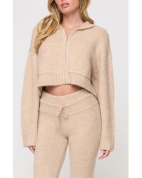 LSPACE - Jet Set Crop Zip Hoodie - Lyst