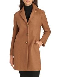 Calvin Klein - Classic Notch Lapel Coat - Lyst