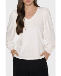 Matty M - Katy V-Neck Top - Lyst
