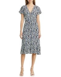 Rails - Kiki Floral Midi Dress - Lyst