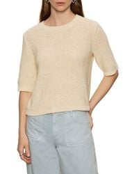 Sanctuary - Tape Yarn Open Stitch Cotton Blend Sweater - Lyst