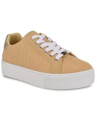 Nine West - Gatsby Woven Platform Sneaker - Lyst