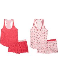 Pj Salvage - 4-Piece Mix & Match Jersey Pajama Set - Lyst