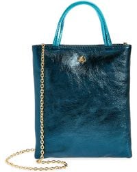Lele Sadoughi - Paloma Metallic Convertible Top-handle Bag - Lyst