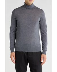 Bruno Magli - Merino Wool Turtleneck Sweater - Lyst