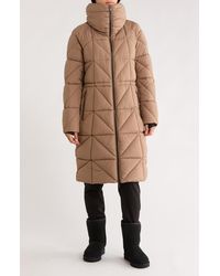 BCBGeneration - Longline Water Resistant Puffer Jacket - Lyst