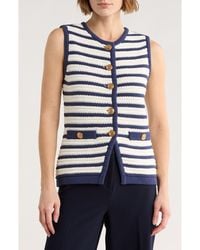 Gemma  Jane - Buttoned Sweater Vest - Lyst