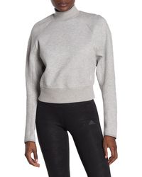 adidas shrug sweater pink