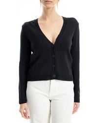 Max Studio - V-Neck Cardigan - Lyst