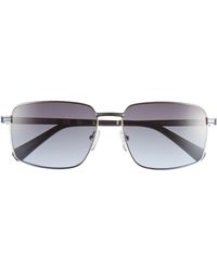 Kenneth Cole - 58mm Pilot Sunglasses - Lyst
