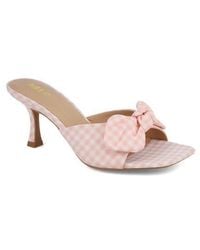 MIA - Elyzza Bow Slide Sandal - Lyst