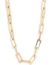 Leith - Rectangle Link Necklace - Lyst