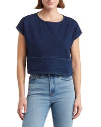AG Jeans - Lcj Boxy Crop Cotton T-shirt - Lyst