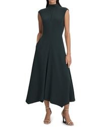 Reiss - Jessa Mock Neck A-Line Dress - Lyst
