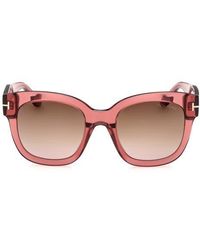 Tom Ford - 56Mm Gradient Cat Eye Sunglasses - Lyst