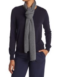 Portolano - Solid Cashmere Scarf - Lyst