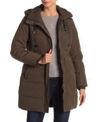 lucky brand missy hooded puffer jacket