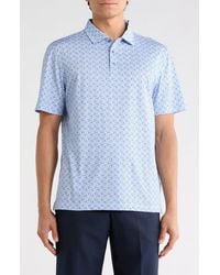 Bugatchi - Triangle Cotton Knit Polo - Lyst