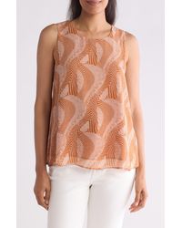 Pleione - Double Layer Woven Tank Top - Lyst