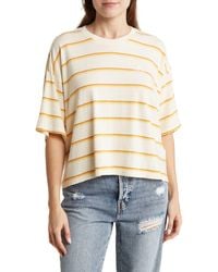 Billabong - Feeling Free Stripe Cotton T-shirt - Lyst