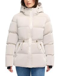 Scotch & Soda - Enola Water Repellent Channel Quilted Down Jacket - Lyst