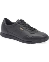 BOSS - Titanium Low Top Sneaker - Lyst