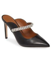Kurt Geiger - Duke Crystal Strap Pointed Toe Mule - Lyst
