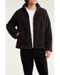 Wax London - Tate Paisley High Pile Fleece Jacket - Lyst