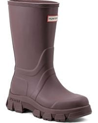 HUNTER - Micah Lug Sole Waterproof Rain Boot - Lyst