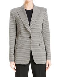 Max Studio - Houndstooth Knit Blazer - Lyst