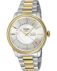 Gevril - Automatic Stainless Steel Bracelet Watch - Lyst