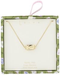 Leith - Pavé Spinner Pendant Necklace - Lyst