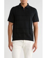 Denim and Flower - Quarter Zip Polo Sweater - Lyst