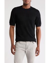 Karl Lagerfeld - Crewneck Short Sleeve Sweater - Lyst