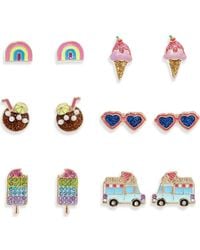 Leith - 6-Pack Ice Treat Assorted Stud Earrings - Lyst