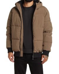 Noize - Gunnar Hooded Puffer Bomber Jacket - Lyst
