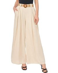 Halogen® - Wide Leg Belted Pants - Lyst