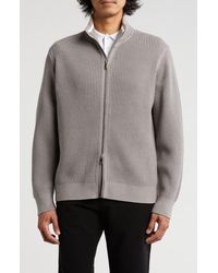Theory - Full-Zip Cotton Cashmere Knit Jacket - Lyst