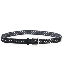 Isabel Marant - Ohen Perforated Leather Belt - Lyst