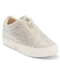 Anne Klein - Cadia Zip Embellished Sneaker - Lyst