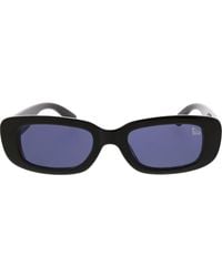 Roxy - 53Mm Slim Oval Sunglasses - Lyst
