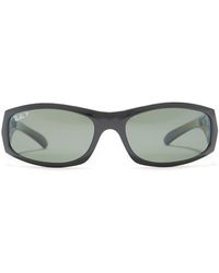 Ray-Ban - Ray-ban 57mm Polarized Rectangle Sunglasses - Lyst